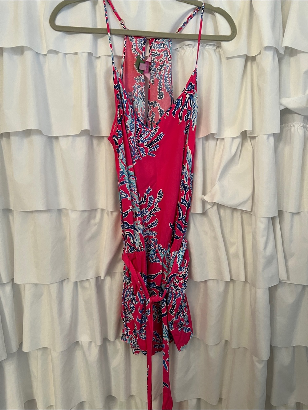 Lilly Pulitzer Romper Vneck Size XL